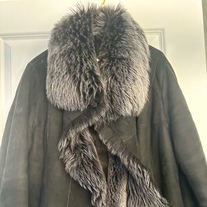 Genuine shearling coat in good condition
